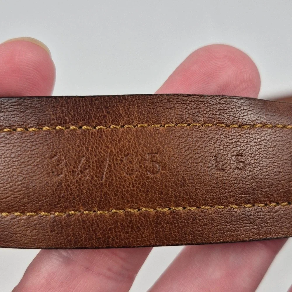 Cole Haan Gap Men's Leather‎ Belt Lot of 2 34 35 Black Brown Classic VTG 90s Y2K